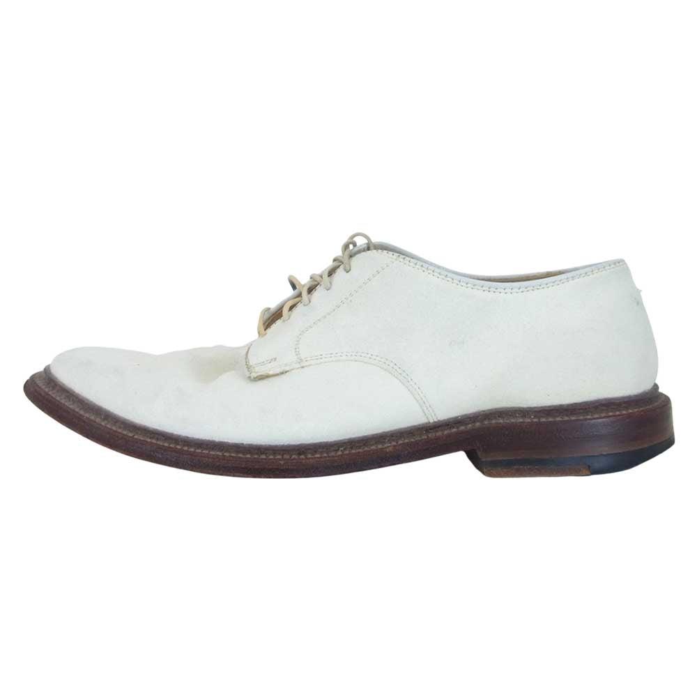 ALDEN オールデン 29330F プレーントゥ ホワイト スエード バックス シューズ ホワイト系 7.5D【中古】