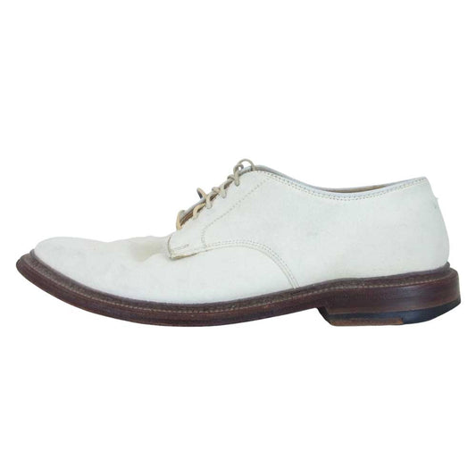 ALDEN オールデン 29330F プレーントゥ ホワイト スエード バックス シューズ ホワイト系 7.5D【中古】