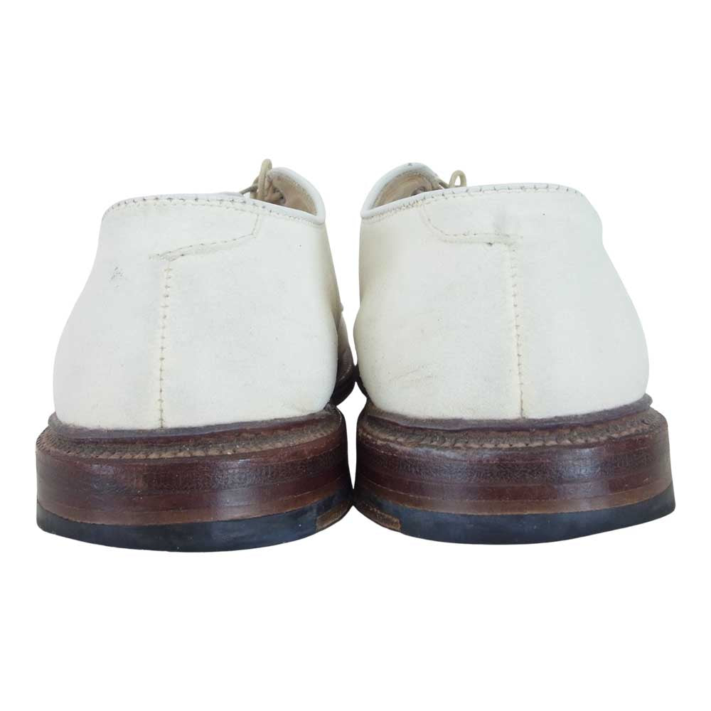 ALDEN オールデン 29330F プレーントゥ ホワイト スエード バックス シューズ ホワイト系 7.5D【中古】