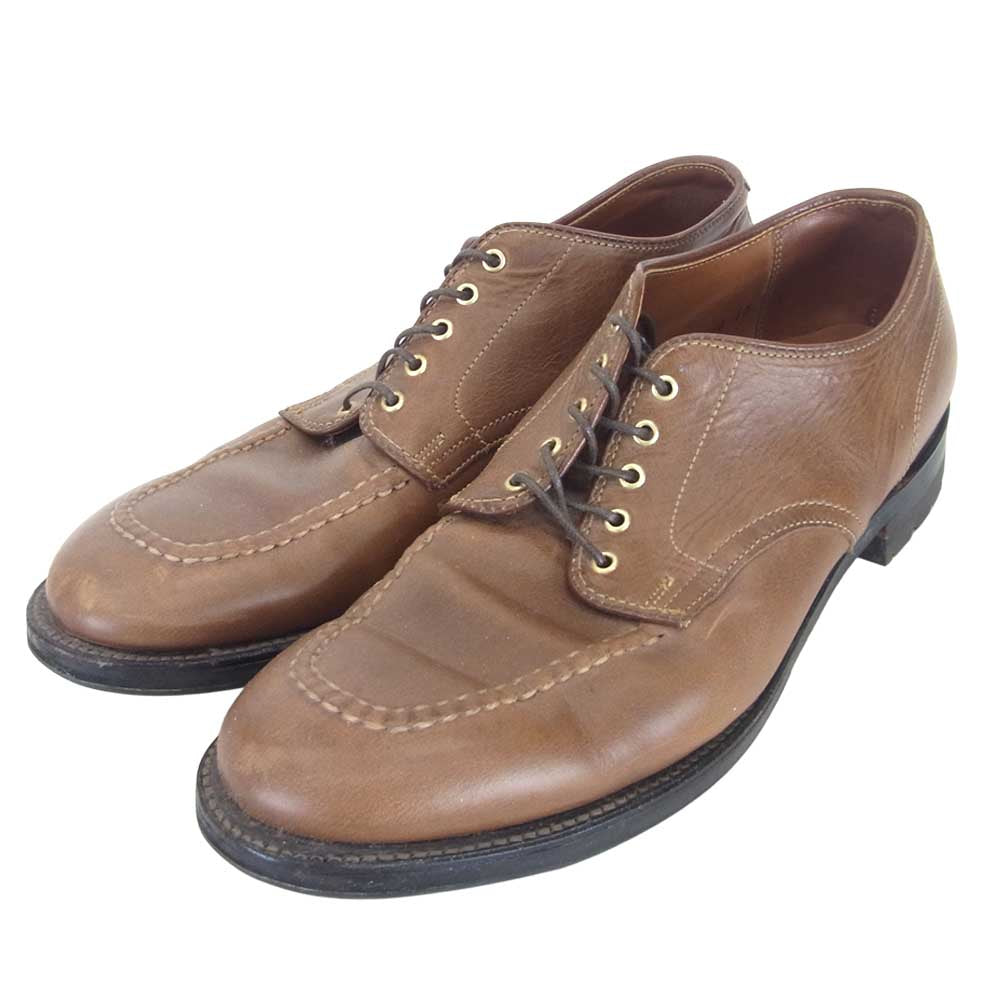 ALDEN オールデン 43927 Uチップ モックトゥ シューズ ブラウン系 8.5D【中古】
