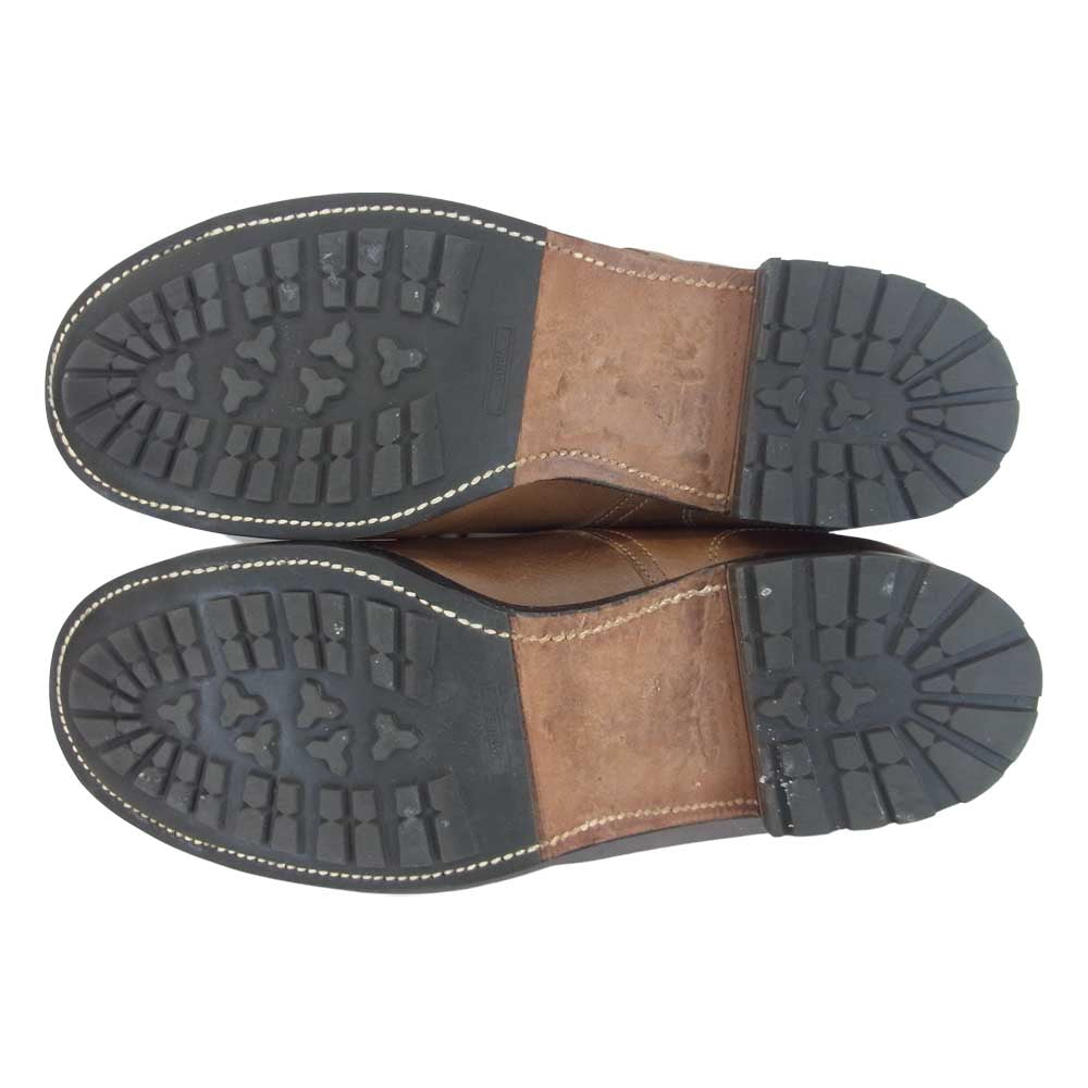 ALDEN オールデン 43927 Uチップ モックトゥ シューズ ブラウン系 8.5D【中古】