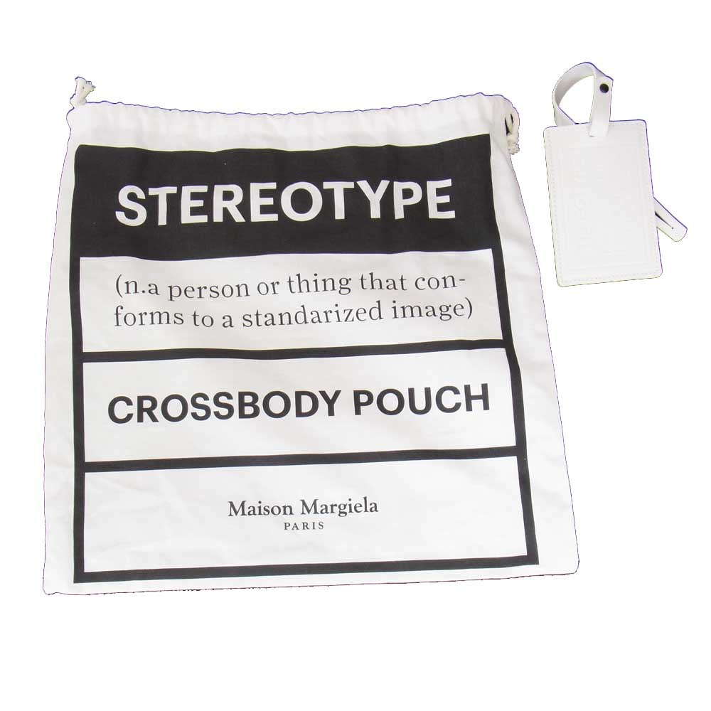 MAISON MARGIELA メゾンマルジェラ S55WB0010 STEREOTYPE ステレオタイプ ウエスト ポーチ バッグ ブラック系【美品】【中古】
