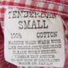 TENDERLOIN テンダーロイン チェック オープンカラー 半袖シャツ レッド系 S【中古】