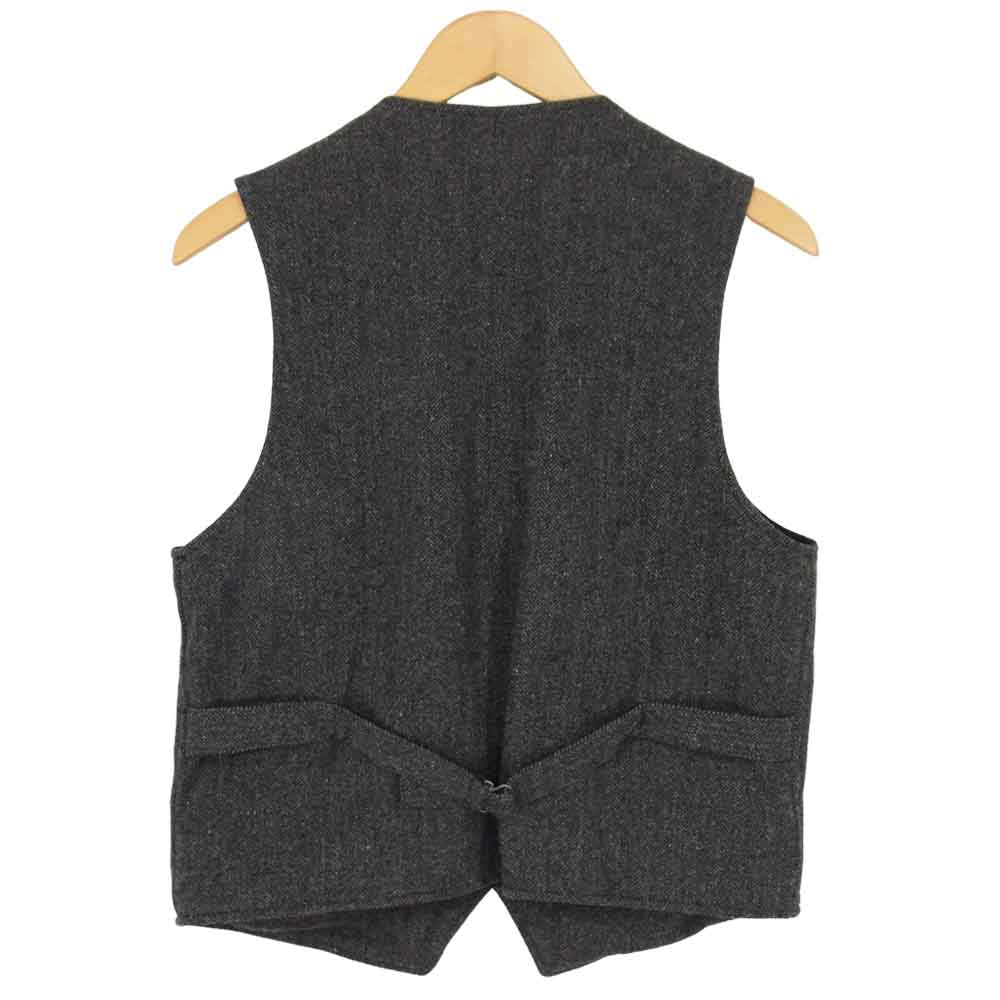 Engineered Garments エンジニアードガーメンツ ショールカラー シンチ ベスト ヘリンボーン ベスト グレー系 S【中古】