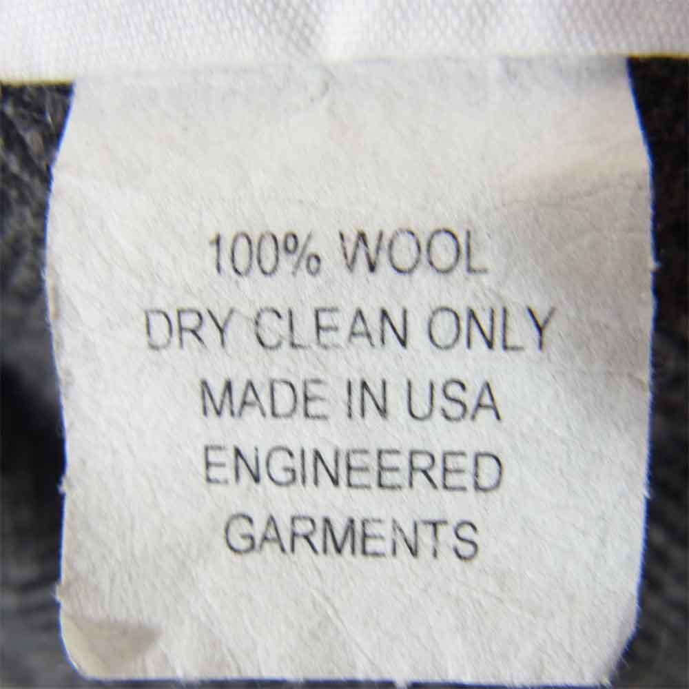 Engineered Garments エンジニアードガーメンツ 3ヶ釦 ヘリンボーン ツイード ジャケット グレー系 S【中古】
