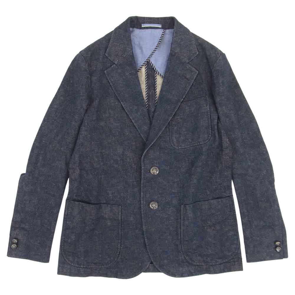 The Stylist Japan ザスタイリストジャパン デニム スリーピース セットアップ スーツ インディゴブルー系 M【中古】