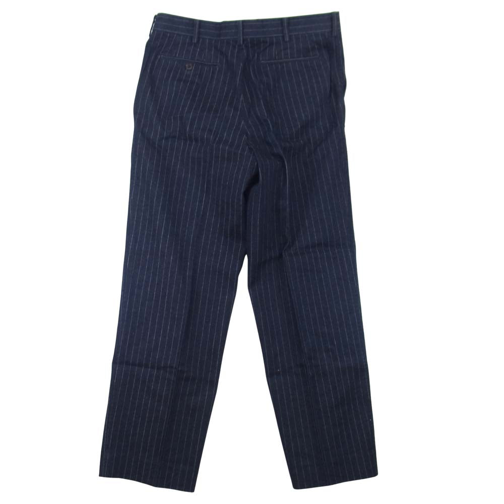 The Stylist Japan ザスタイリストジャパン ストライプ デニム スリーピース セットアップ スーツ ネイビー系 M【中古】