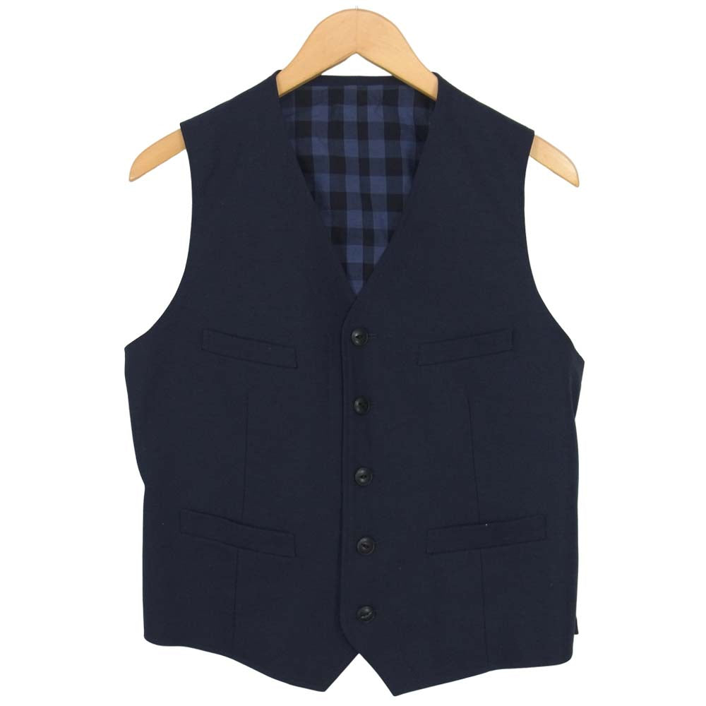 The Stylist Japan ザスタイリストジャパン ポップサック スリーピース セットアップ スーツ ネイビー系 M【中古】