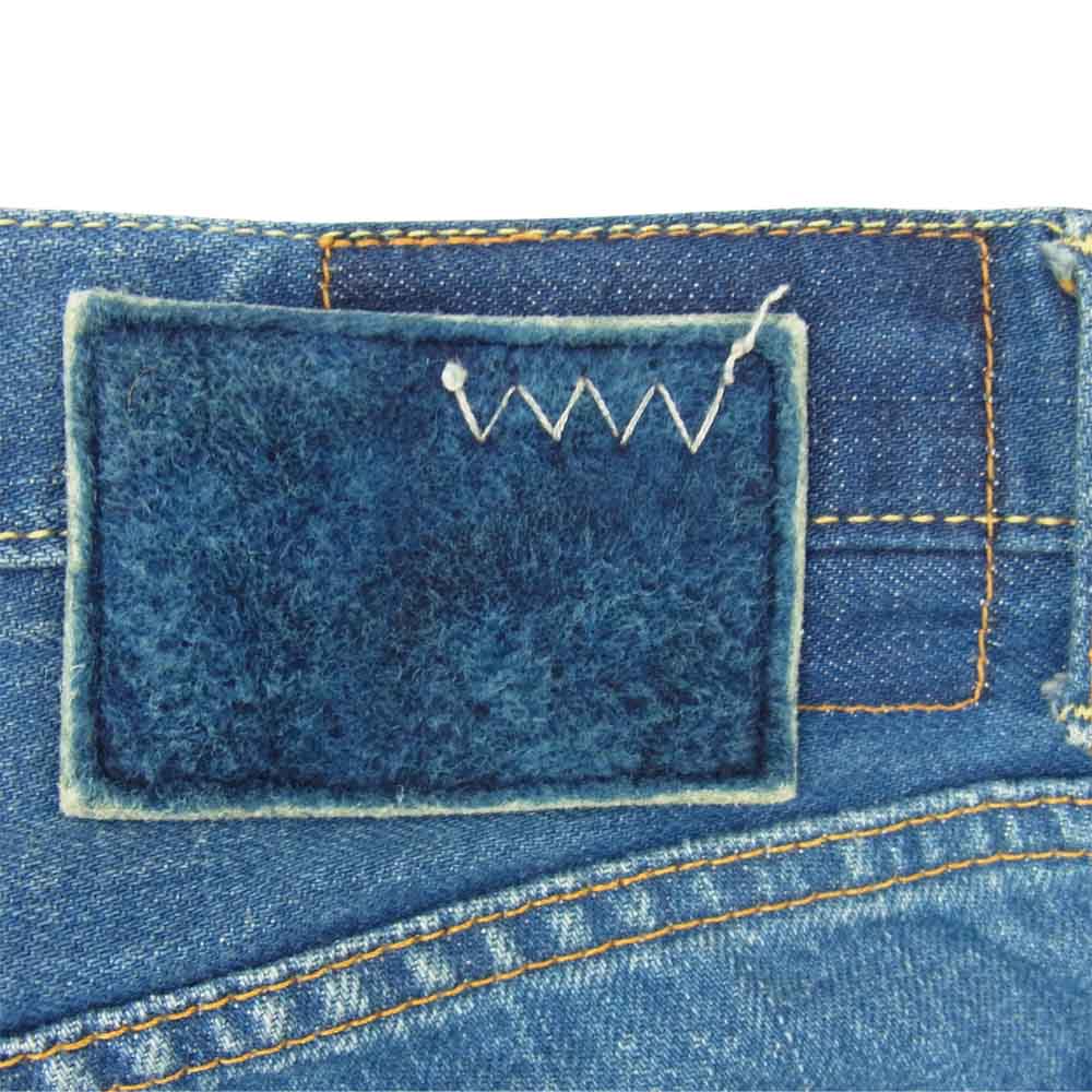VISVIM ビズビム 0315105005003 social sculpture denim ソーシャル スカルプチャー デニム パンツ インディゴブルー系 1【中古】