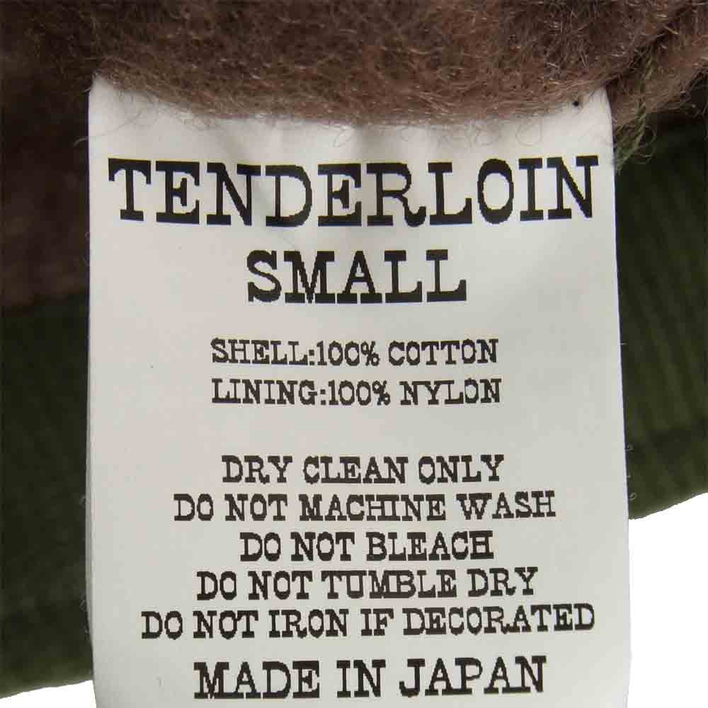 TENDERLOIN テンダーロイン T-2 DECK JACKET ピケ デッキ ジャケット モスグリーン系 38【中古】