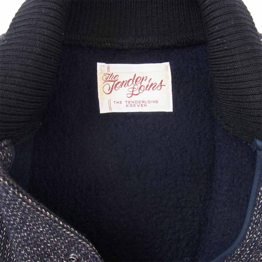 TENDERLOIN テンダーロイン T-BROWN BEACH ブラウンズビーチ ビーチクロス ジャケット ダークブラウン系 ネイビー系 S【美品】【中古】