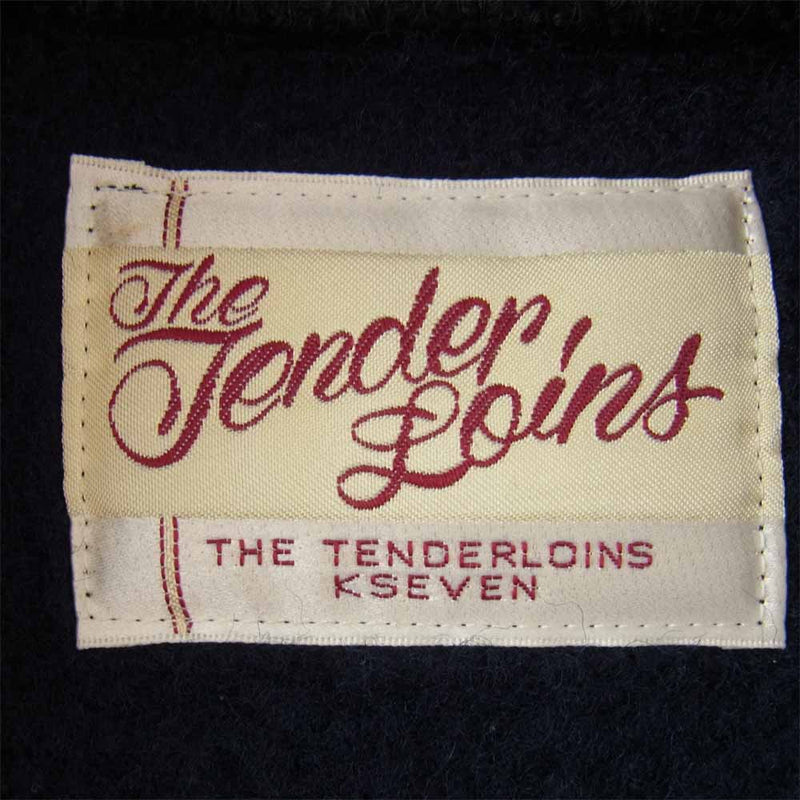 TENDERLOIN テンダーロイン T-BROWN BEACH ブラウンズビーチ ビーチクロス ジャケット ダークブラウン系 ネイビー系 S【美品】【中古】