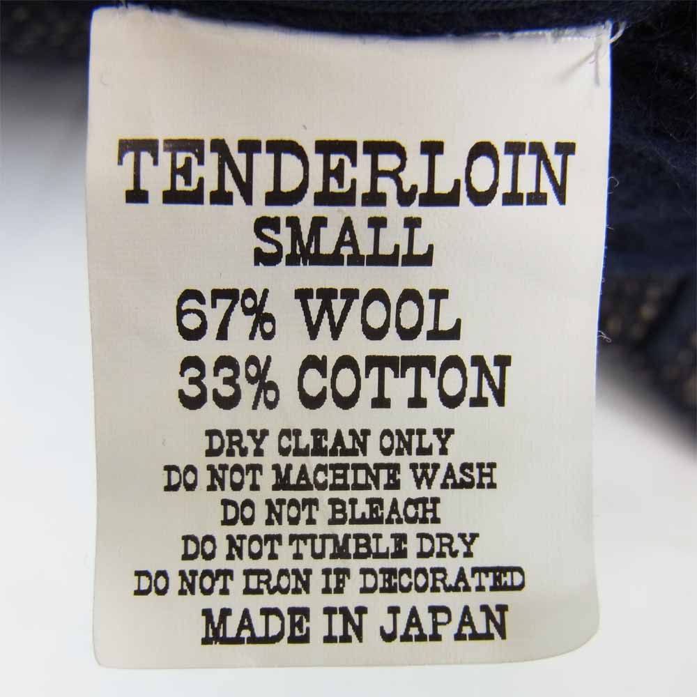 TENDERLOIN テンダーロイン T-BROWN BEACH ブラウンズビーチ ビーチクロス ジャケット ダークブラウン系 ネイビー系 S【美品】【中古】