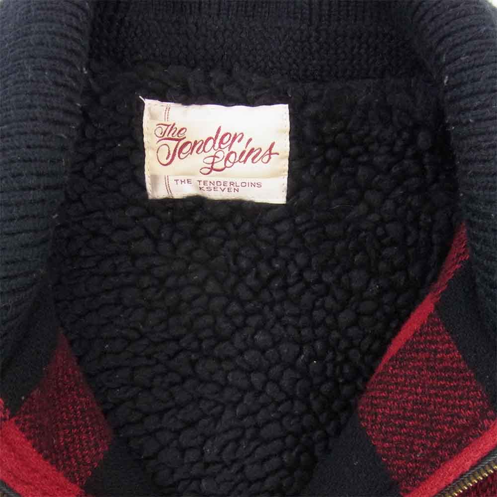 TENDERLOIN テンダーロイン T-LUMBER JACKT バッファロー チェック ランバー ジャック ジャケット 赤×黒 M【美品】【中古】