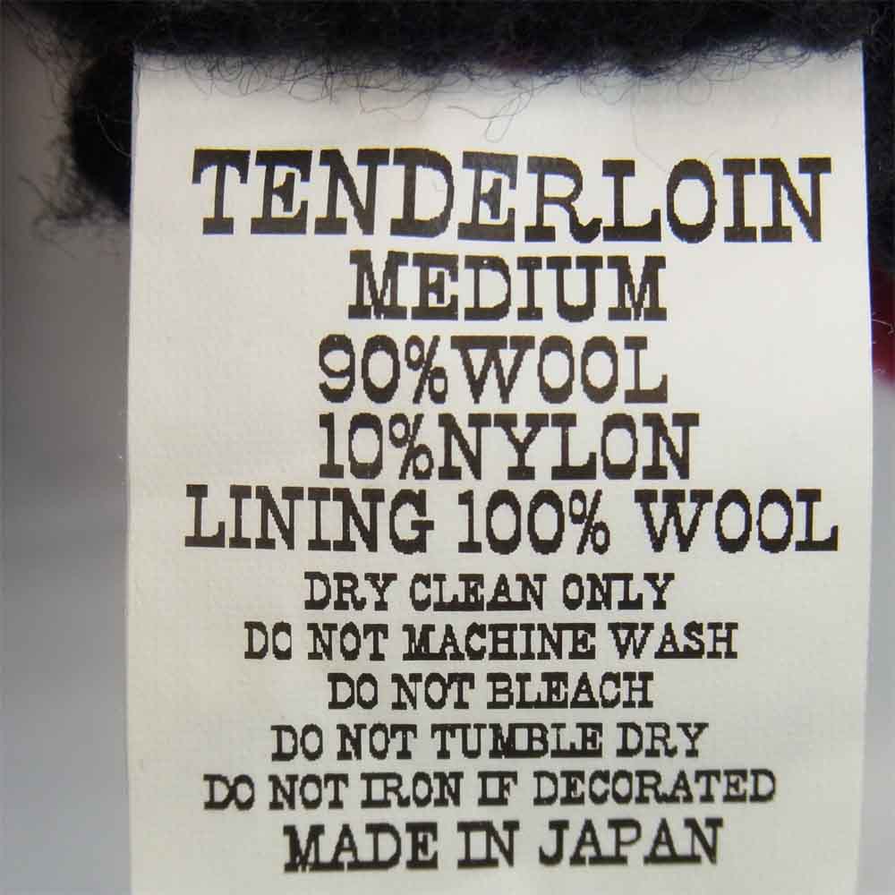 TENDERLOIN テンダーロイン T-LUMBER JACKT バッファロー チェック ランバー ジャック ジャケット 赤×黒 M【美品】【中古】