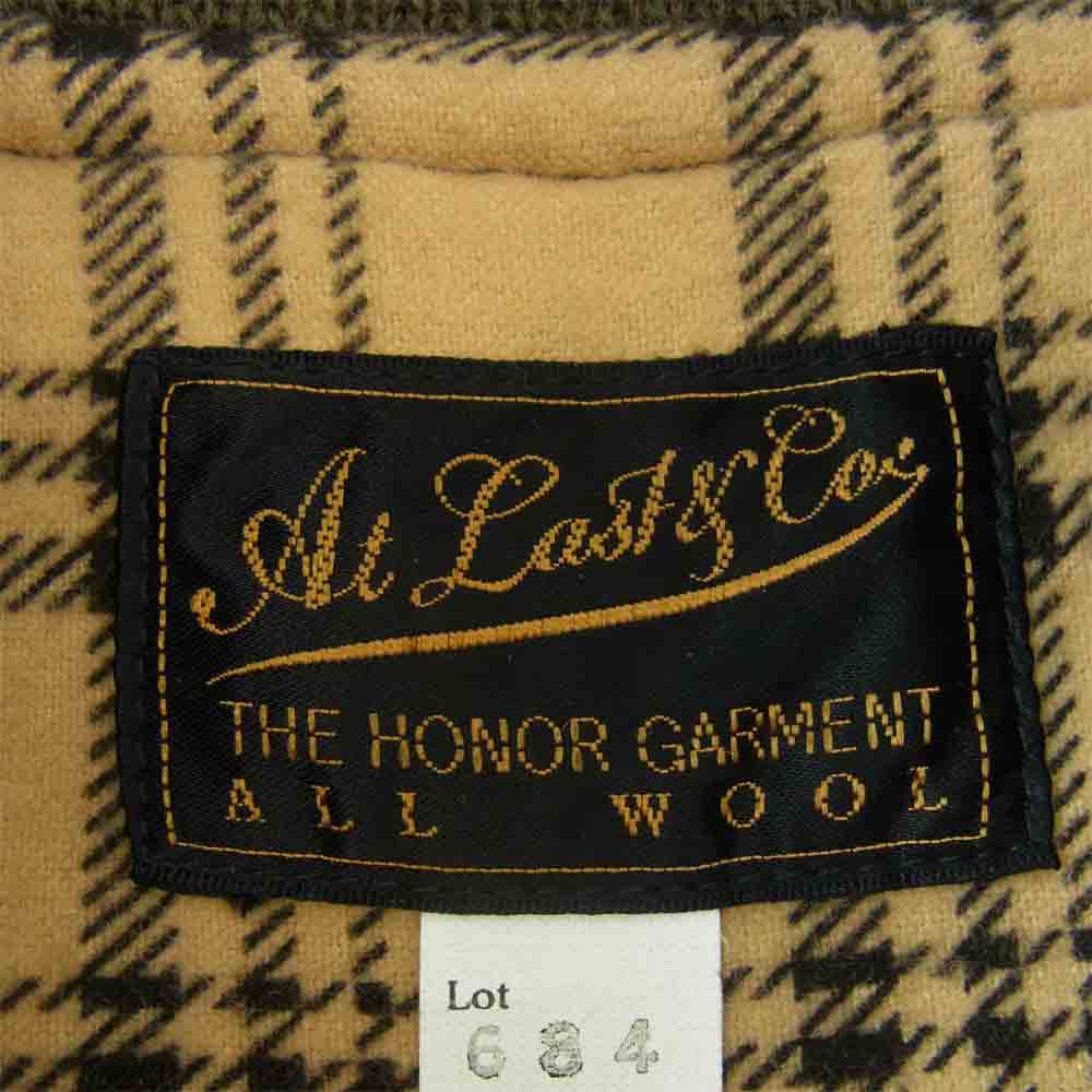 AT LAST アットラスト WOOL SUR COAT ウール サーコート ダークブラウン系 38【美品】【中古】