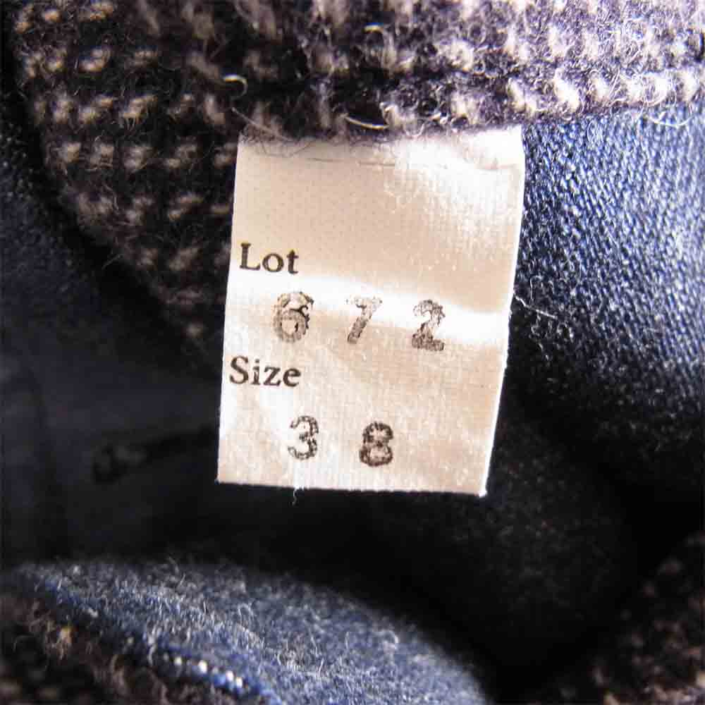 AT LAST アットラスト WOOL OVER COAT ウール オーバー コート ダークブラウン系 38【美品】【中古】