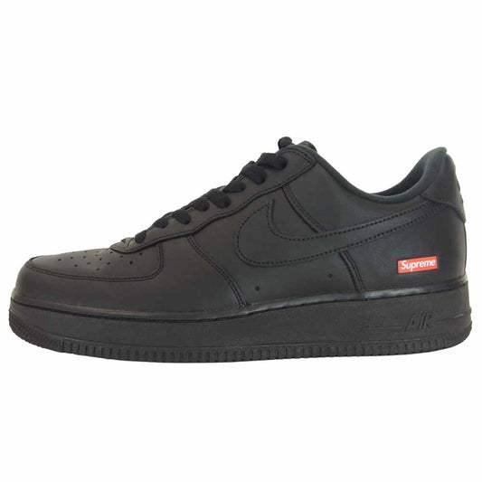 Supreme シュプリーム CU9225-001 ナイキ AIR FORCE 1 LOW エアフォース ワン スニーカー ブラック系 US9.5【美品】【中古】