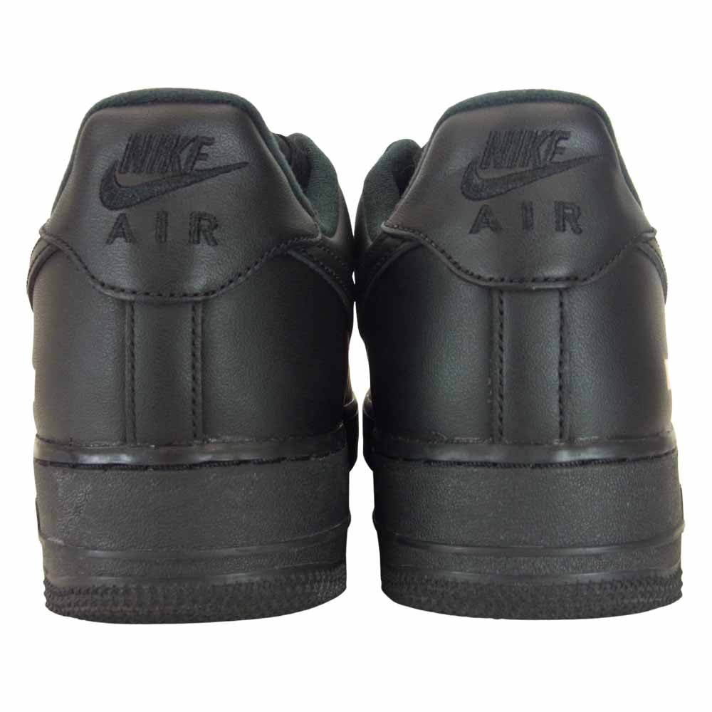 Supreme シュプリーム CU9225-001 ナイキ AIR FORCE 1 LOW エアフォース ワン スニーカー ブラック系 US9.5【美品】【中古】