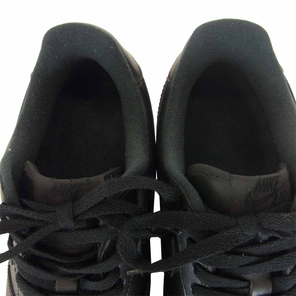 Supreme シュプリーム CU9225-001 ナイキ AIR FORCE 1 LOW エアフォース ワン スニーカー ブラック系 US9.5【美品】【中古】