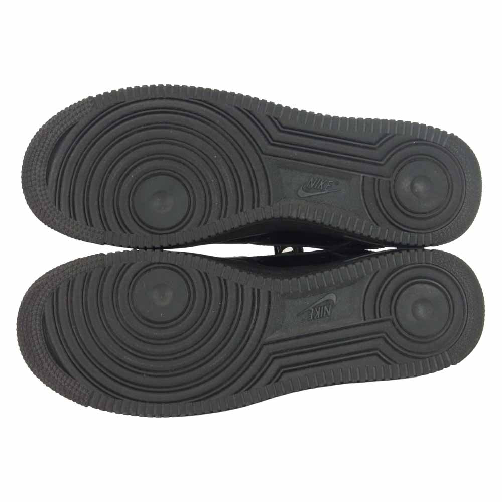 Supreme シュプリーム CU9225-001 ナイキ AIR FORCE 1 LOW エアフォース ワン スニーカー ブラック系 US9.5【美品】【中古】
