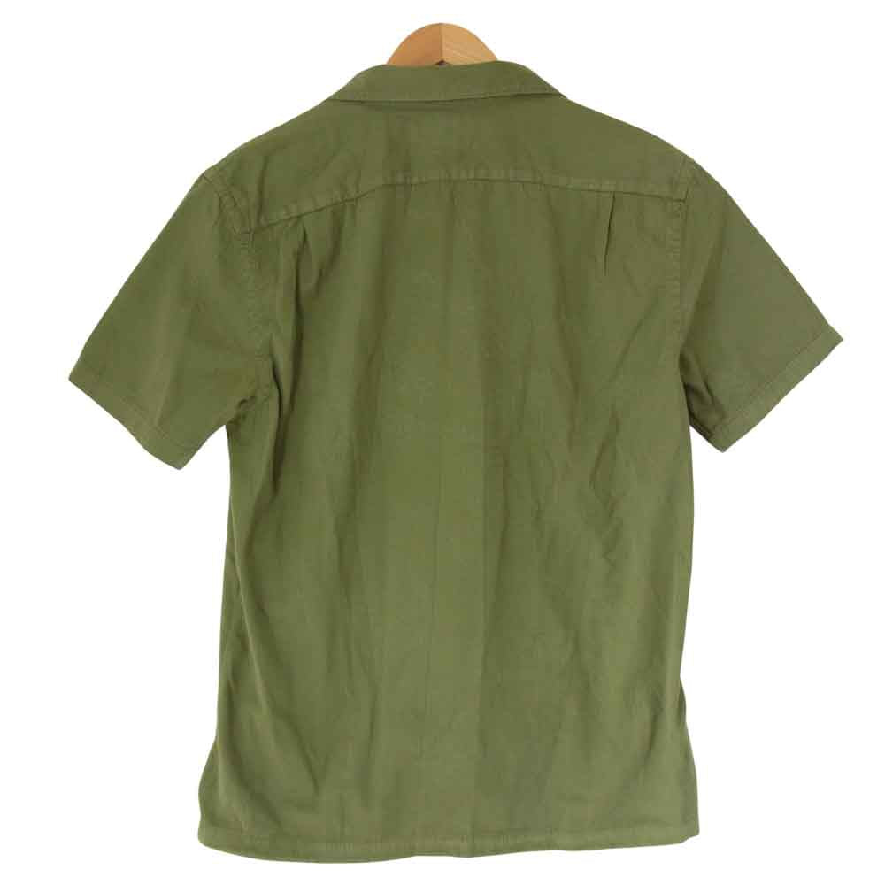 RRL ダブルアールエル キャンプ アロハ シャツ カーキ系 M【中古】