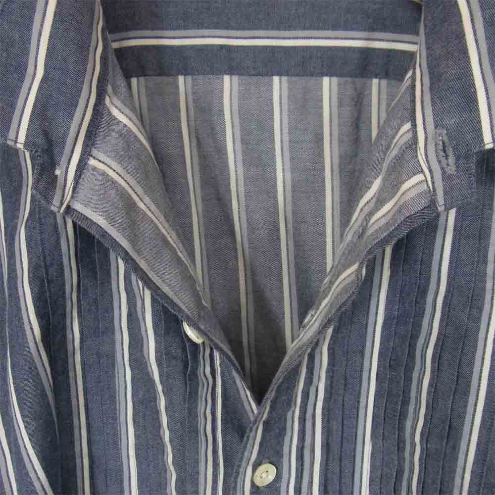 The Stylist Japan ザスタイリストジャパン COTTON WING COLLAR SHIRT コットン ウイング カラー シャツ グレー系 M【中古】