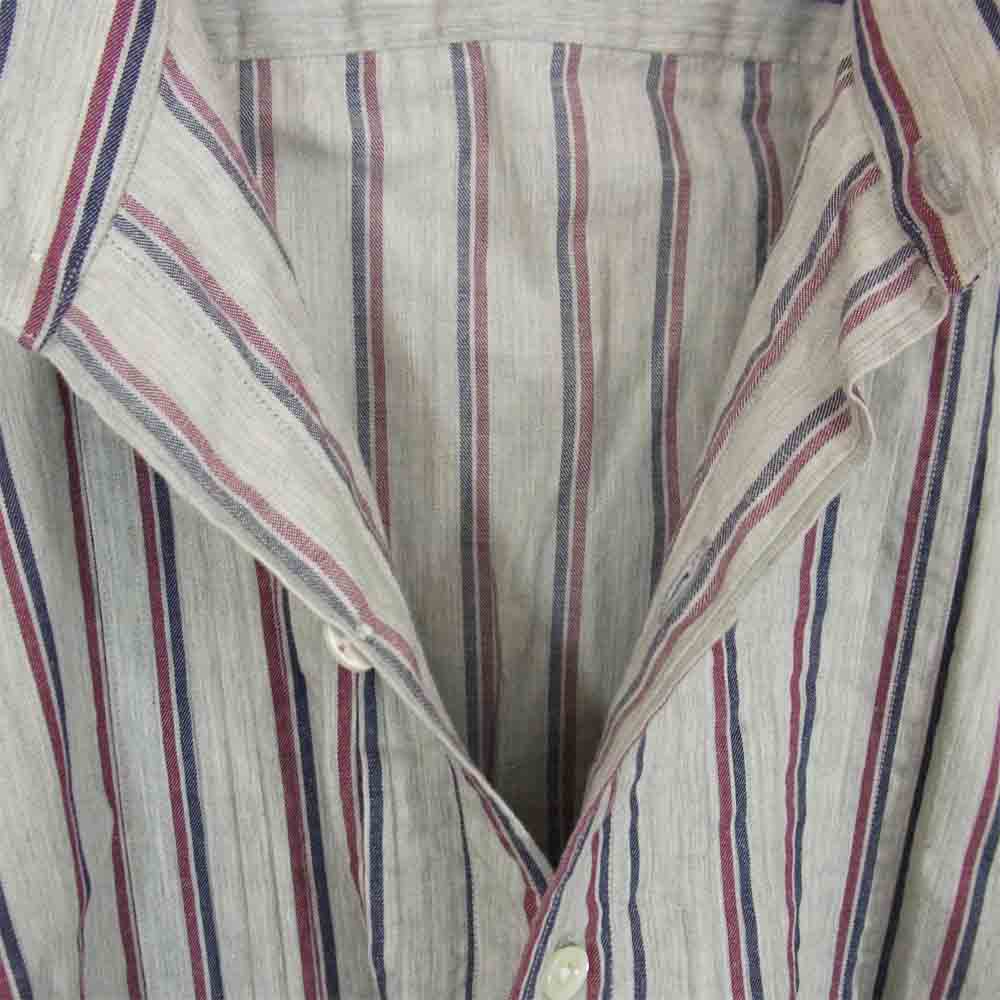 The Stylist Japan ザスタイリストジャパン COTTON WING COLLAR SHIRT コットン ウイング カラー シャツ グレー系 M【中古】