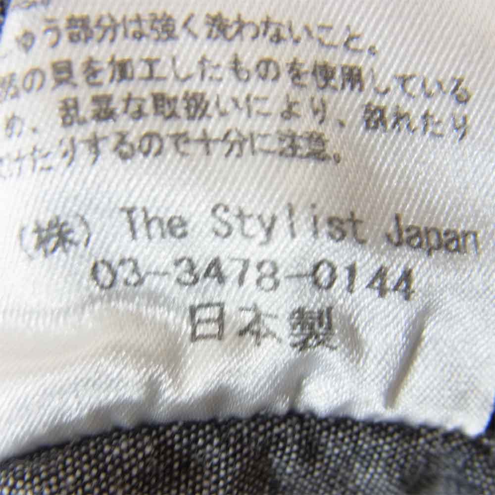 The Stylist Japan ザスタイリストジャパン シャンブレー BD ボタンダウン シャツ ブラック系 M【中古】