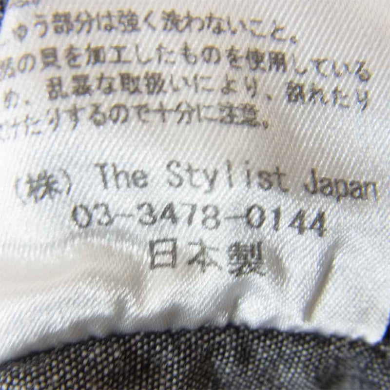 The Stylist Japan ザスタイリストジャパン シャンブレー BD ボタンダウン シャツ ブラック系 M【中古】