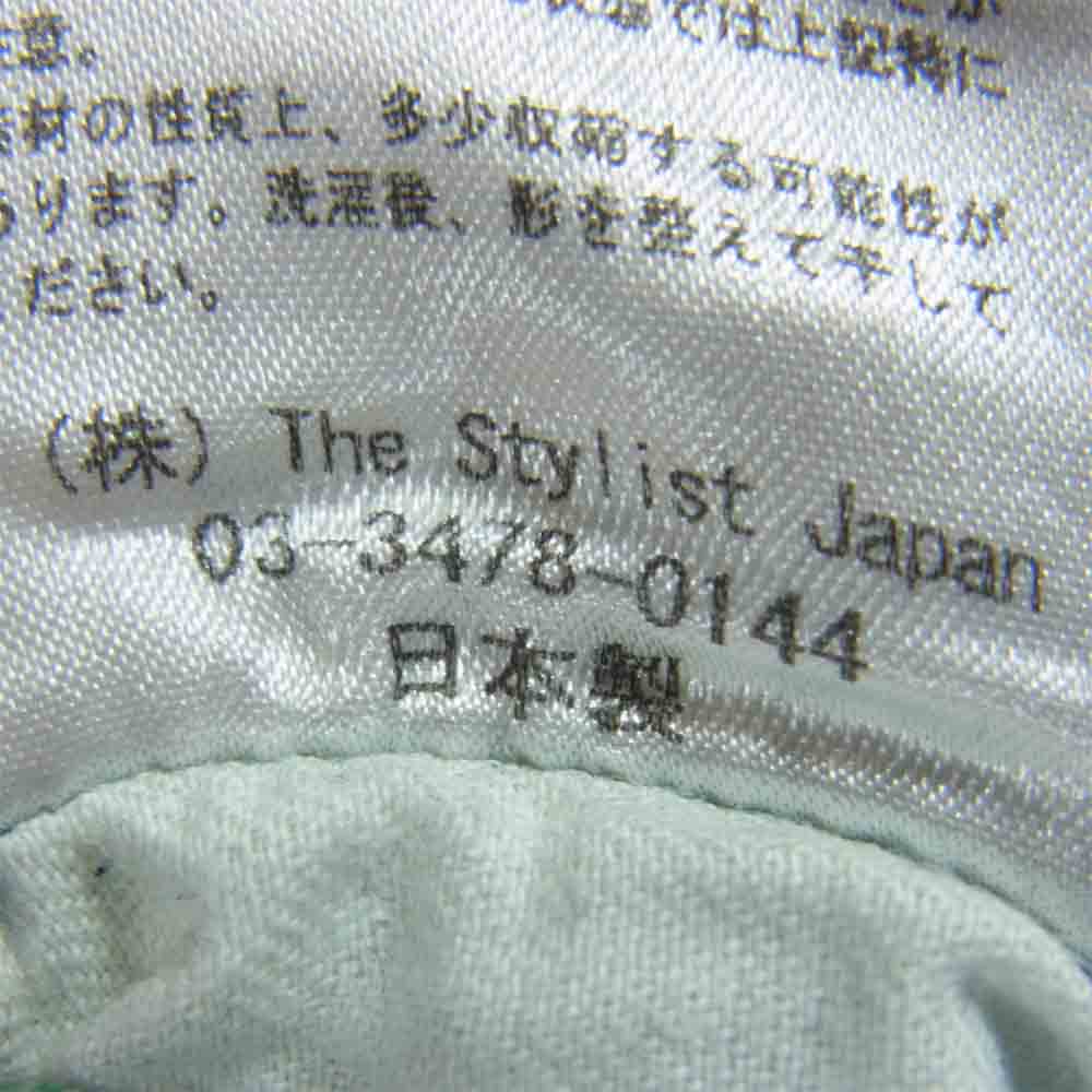 The Stylist Japan ザスタイリストジャパン TSJP-52702-01 インディゴ ストライプ デニム スラックス パンツ ネイビー系 S【中古】