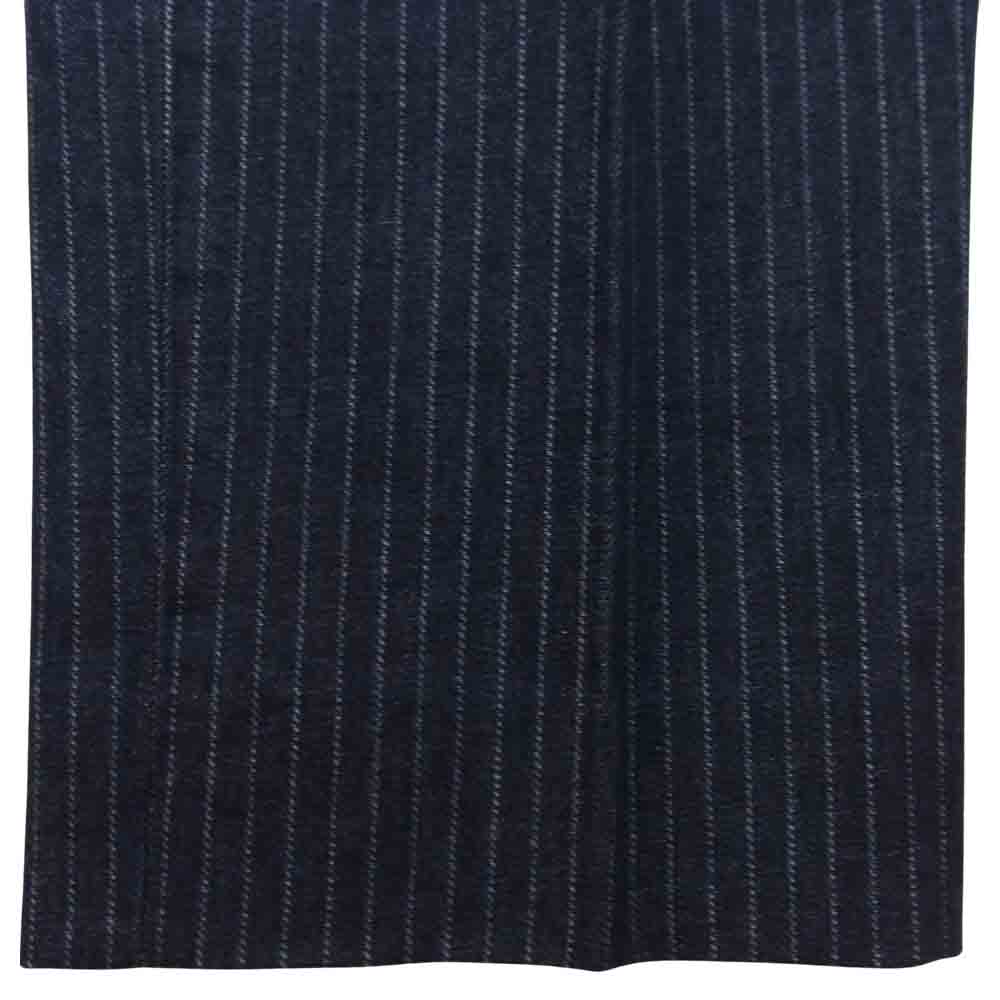 The Stylist Japan ザスタイリストジャパン TSJP-52702-01 インディゴ ストライプ デニム スラックス パンツ ネイビー系 S【中古】