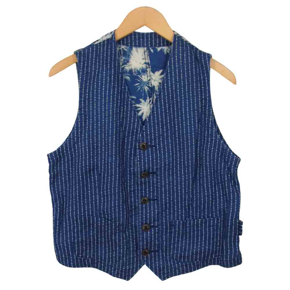 The Stylist Japan ザスタイリストジャパン インディゴ リネン スリーピース セットアップ ネイビー系 M【中古】