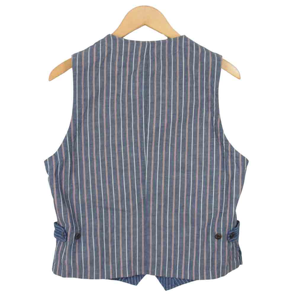 The Stylist Japan ザスタイリストジャパン コットン ストライプ フォーピース セットアップ ブルー系 M【中古】