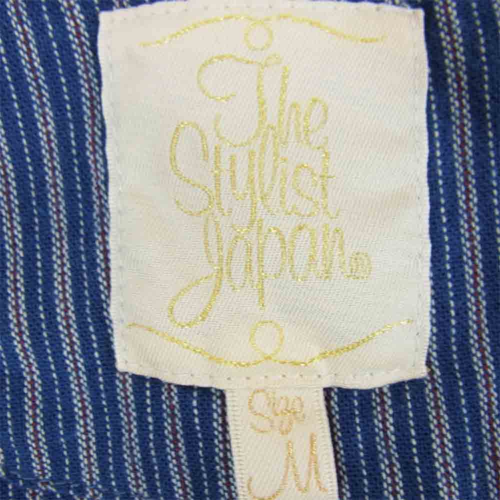 The Stylist Japan ザスタイリストジャパン コットン ストライプ フォーピース セットアップ ブルー系 M【中古】