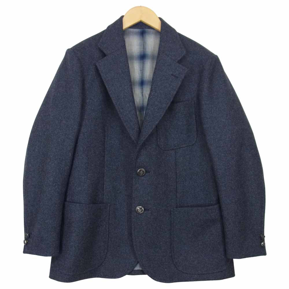 The Stylist Japan ザスタイリストジャパン TSJJ-74202-06 ウール スリーピース セットアップ スーツ ネイビー系 L【中古】