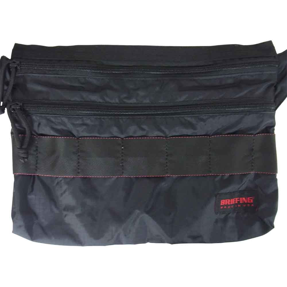 BRIEFING ブリーフィング BRF268219  USA製 PACKABLE SACOCHE パッカブル サコッシュ ブラック系【美品】【中古】