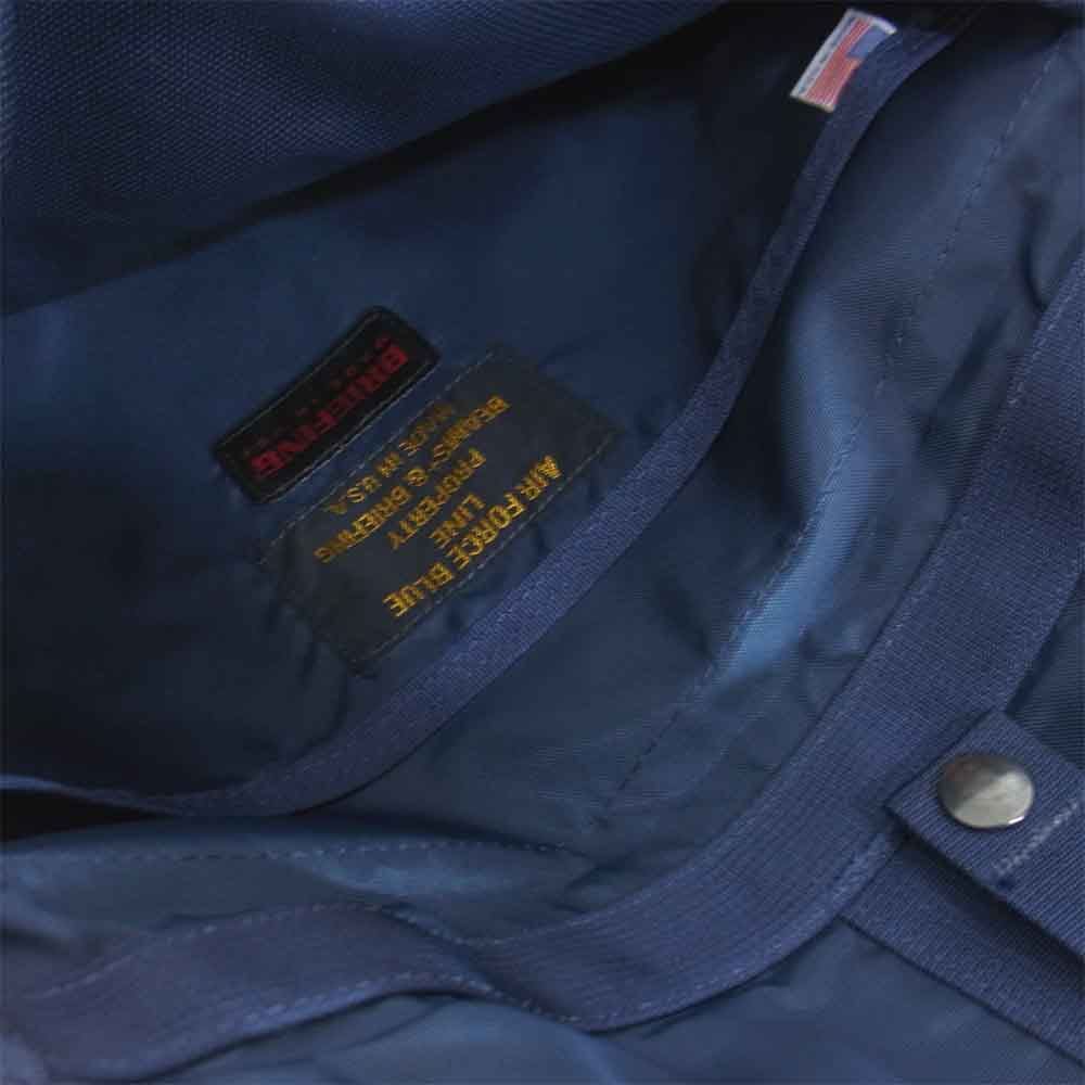 BRIEFING ブリーフィング × BEAMS PLUS 別注 USA製 Fleet Messenger Bag メッセンジャー ショルダー バッグ ネイビー系【美品】【中古】
