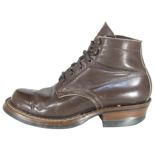 ホワイツ 2332 セミドレス ブーツ ブラックチェリー 5 編み上げ ダークブラウン系 6.5E【中古】