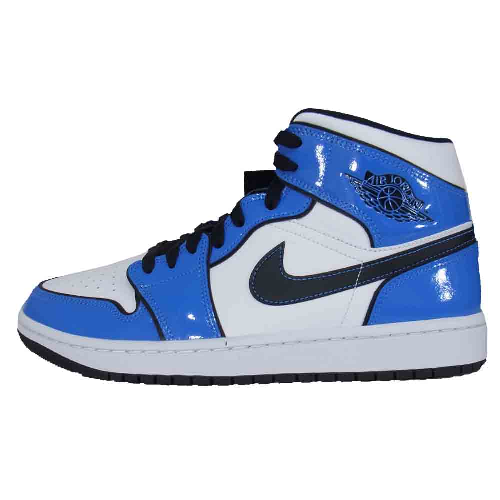 NIKE AIR JORDAN ナイキ ジョーダン D6834-402  1 MID SE SIGNAL ミッド SE シグナル スニーカー  ブルー系 27cm【新古品】【未使用】【中古】