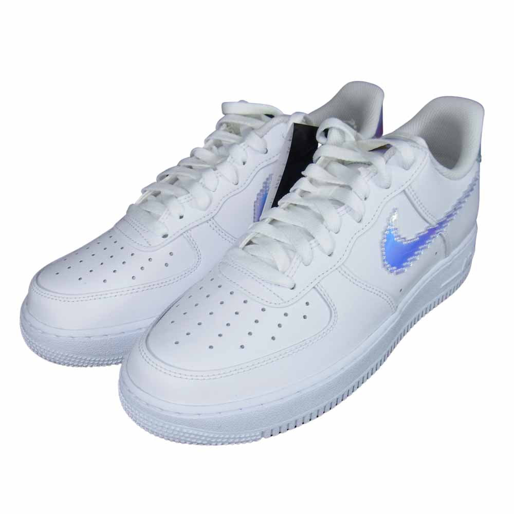 NIKE ナイキ CV1699-100 AIR FORCE 1 07 LV8 エレベイト IRIDESCENT PIXEL エアフォース イリディセント ピクセル スニーカー ホワイト系 27cm【新古品】【未使用】【中古】