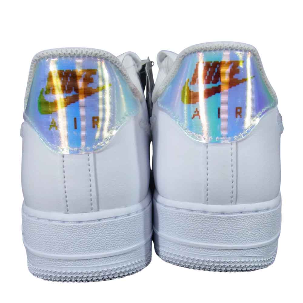 NIKE ナイキ CV1699-100 AIR FORCE 1 07 LV8 エレベイト IRIDESCENT PIXEL エアフォース イリディセント ピクセル スニーカー ホワイト系 27cm【新古品】【未使用】【中古】