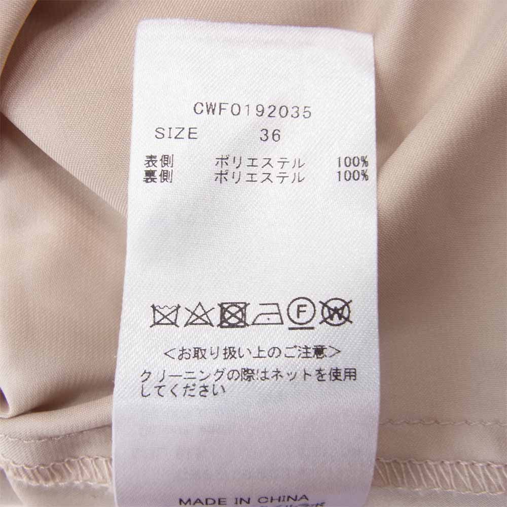 セルフォード CWF0192035 ストライプ レース ワンピース ブラック系 36【中古】
