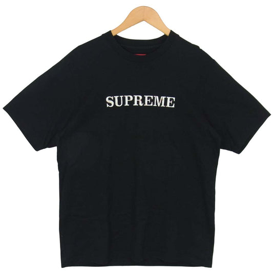 Supreme シュプリーム 18AW Floral Logo Tee ブラック系 M【美品】【中古】