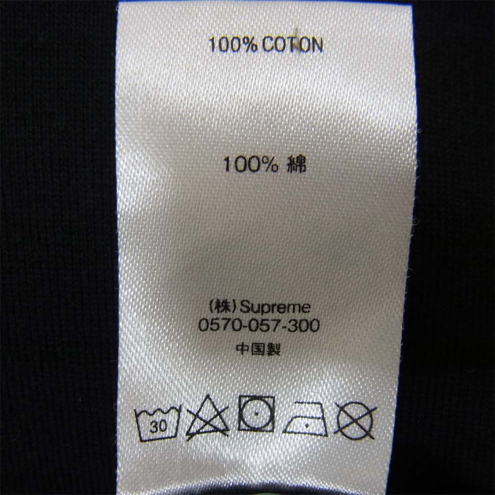 Supreme シュプリーム 18AW Floral Logo Tee ブラック系 M【美品】【中古】