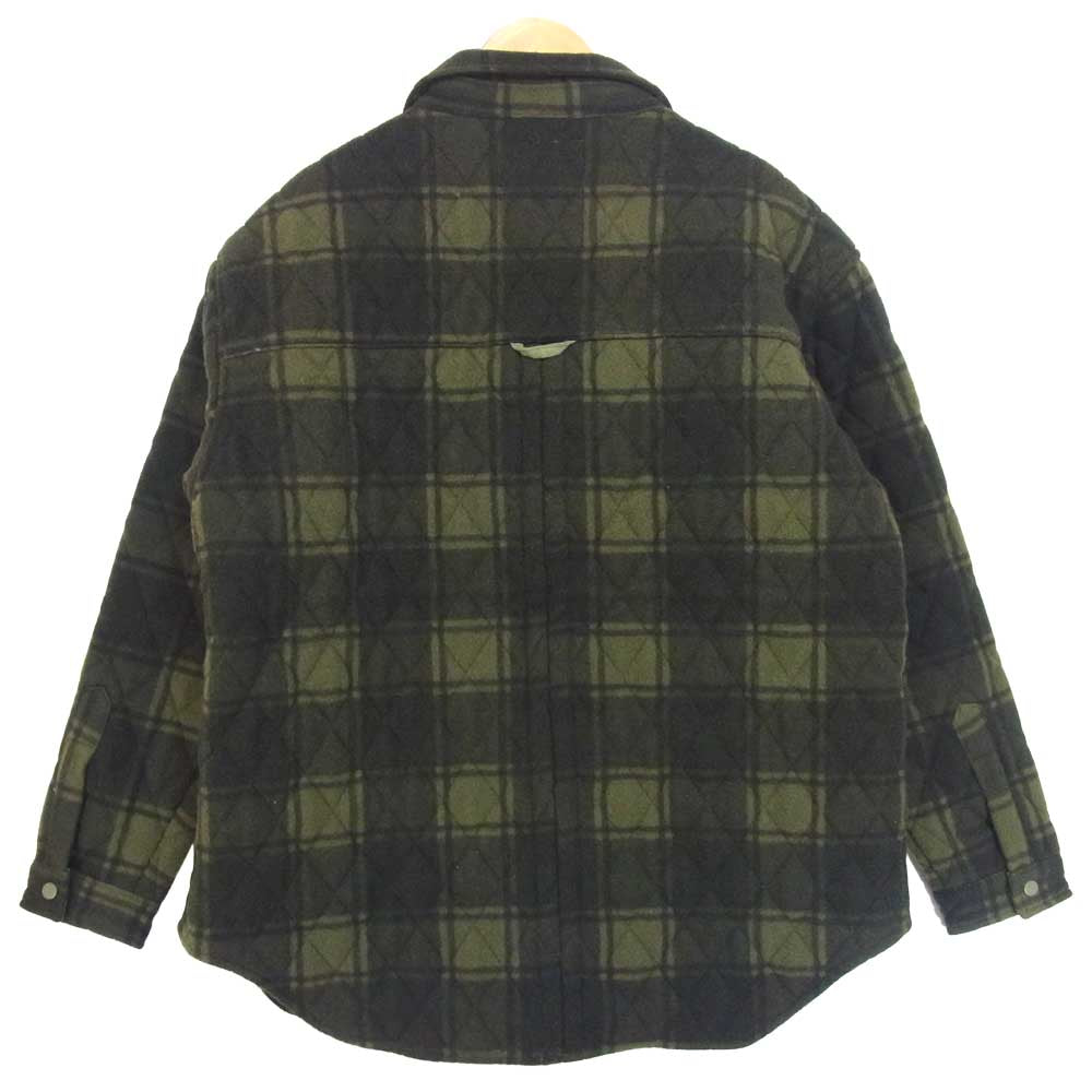 レディメイド 21SS BLANKET CHECK SHIRT ヴィンテージブランケット キルティング ジャケット グリーン系 2【極上美品】【中古】