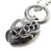 CHROME HEARTS クロムハーツ（原本無） HEART ハート チャーム トップ ネックレス シルバー系【中古】