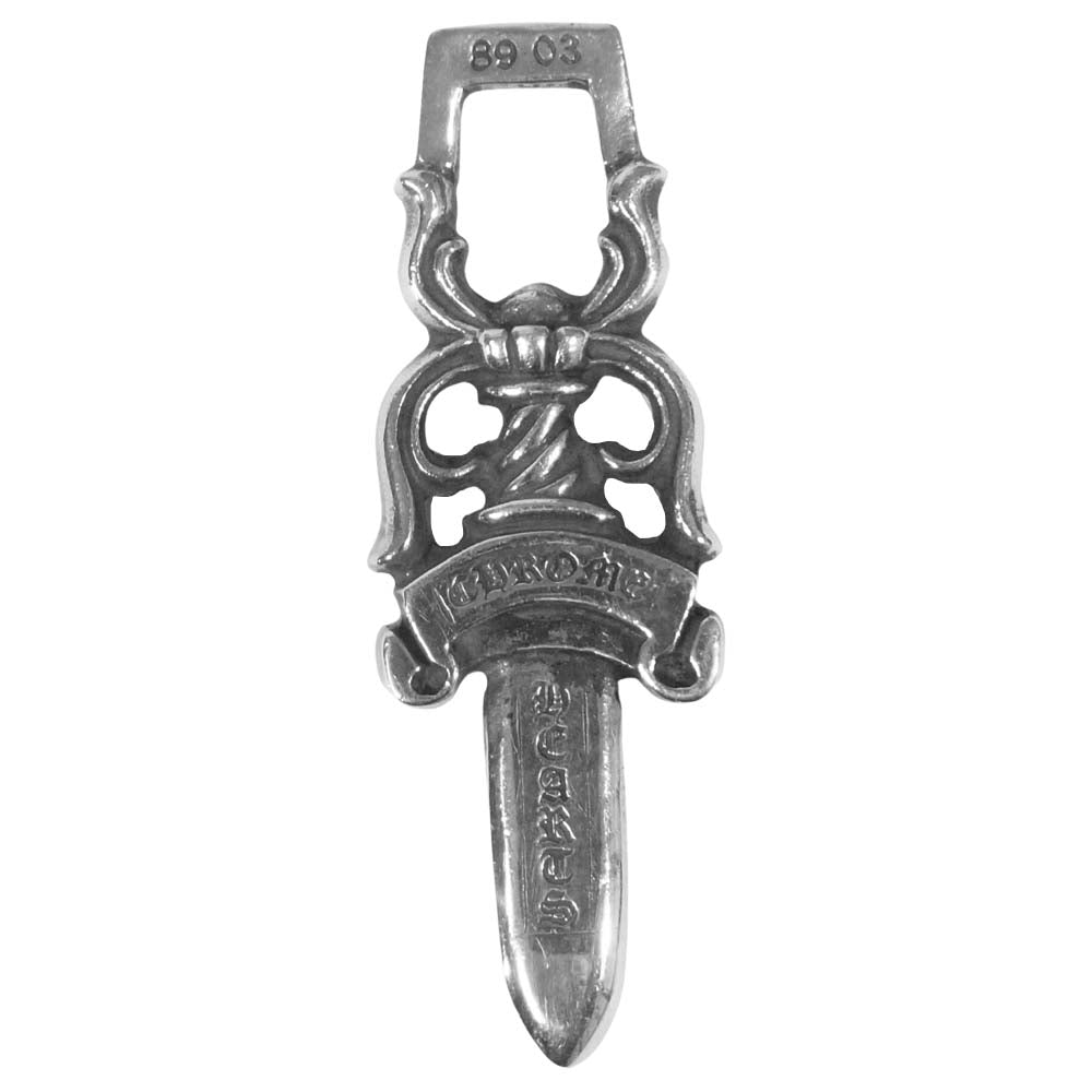 CHROME HEARTS クロムハーツ（原本無） 10 DAGGER PENDANT DGGR ダガー ペンダント トップ スターリングシルバー シルバー系【中古】