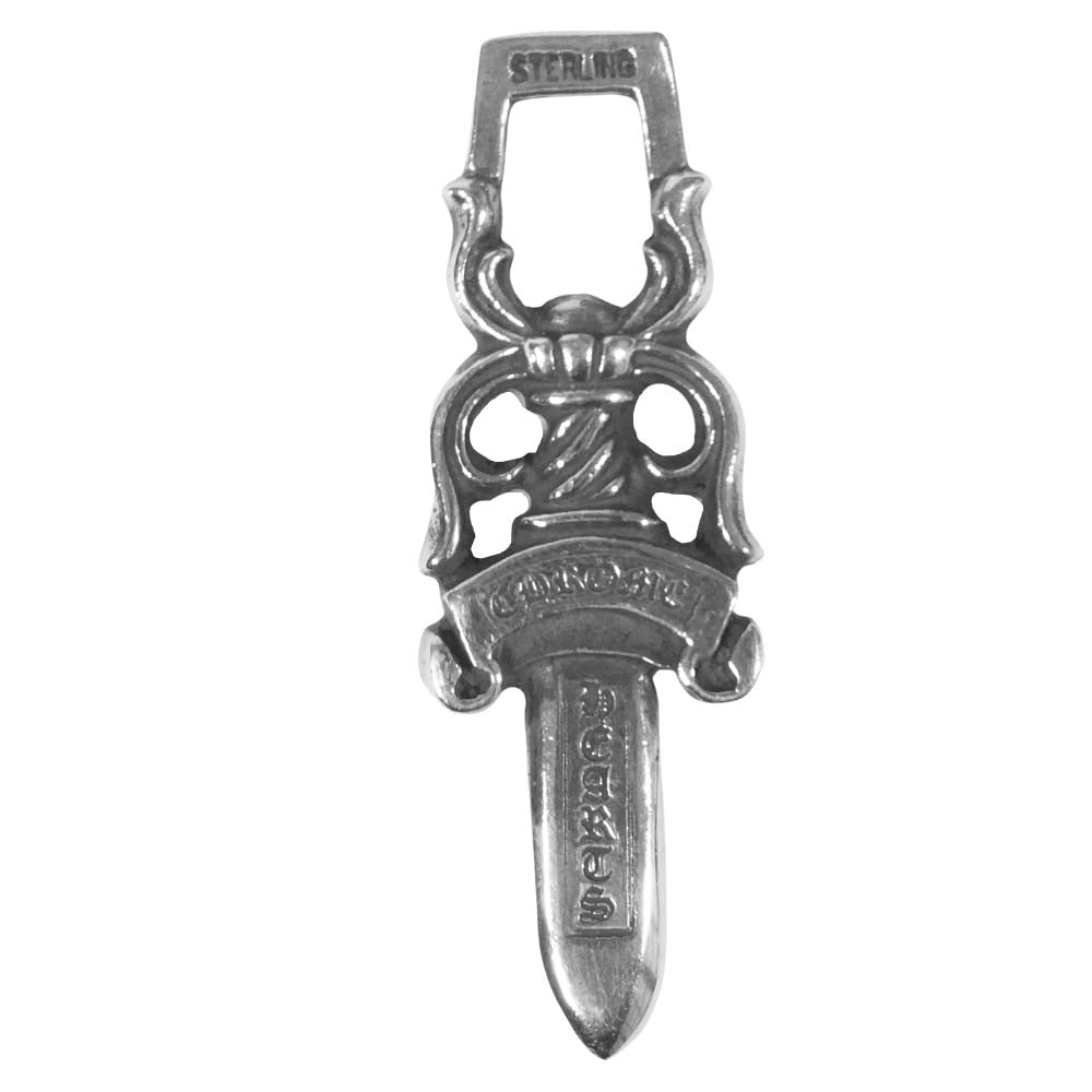 CHROME HEARTS クロムハーツ（原本無） 10 DAGGER PENDANT DGGR ダガー ペンダント トップ スターリングシルバー シルバー系【中古】