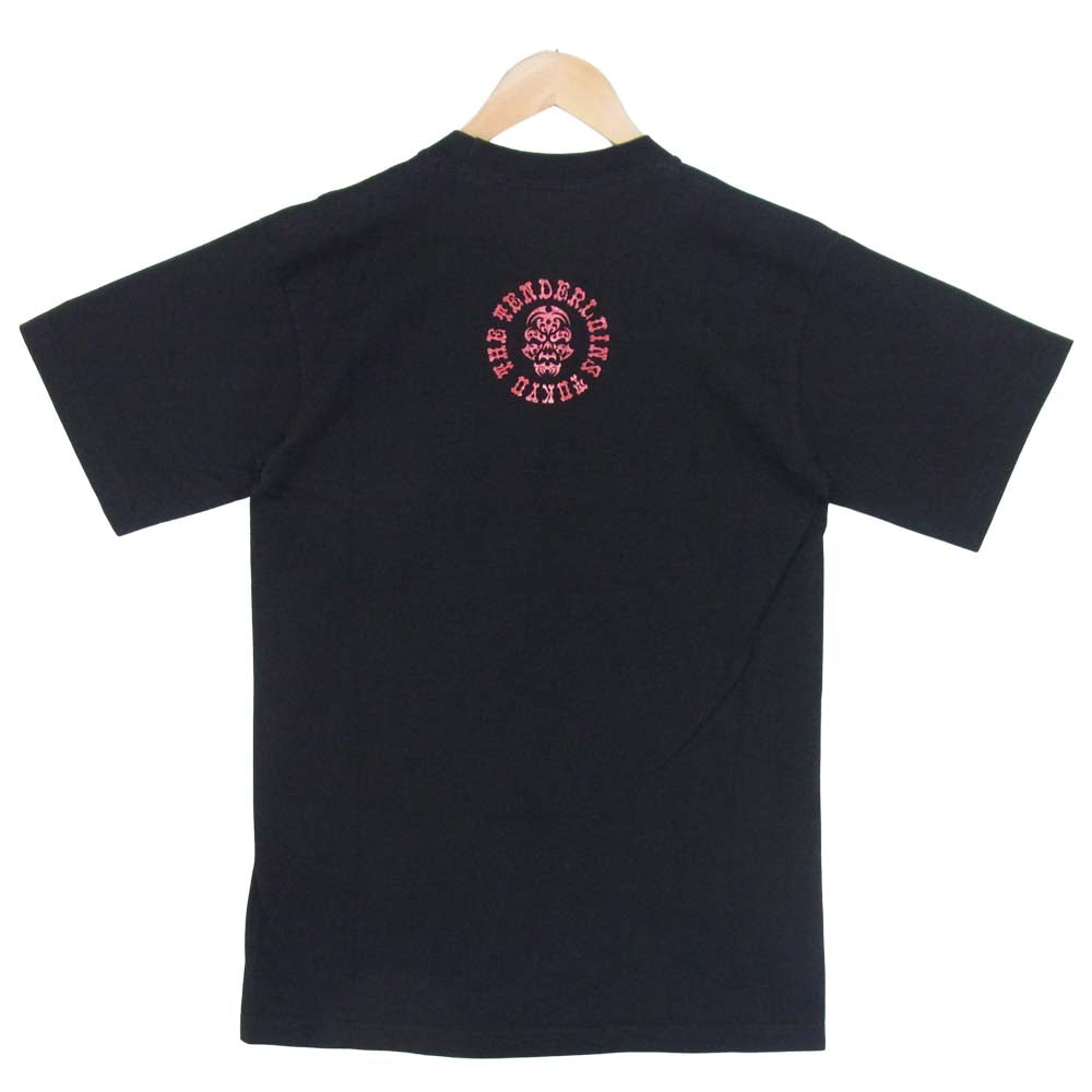 TENDERLOIN テンダーロイン T-TEE B ボルネオスカル ヘビー Tシャツ コットン ロゴ ブラック系 M【中古】